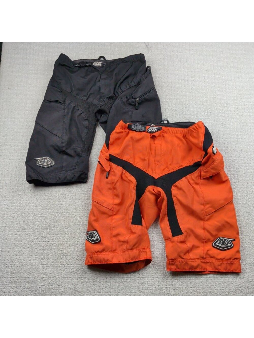 Lot x2 Y2K Troy Lee Designs Moto Shorts Mens Sz 34 Racing / MTB 2000's Bike